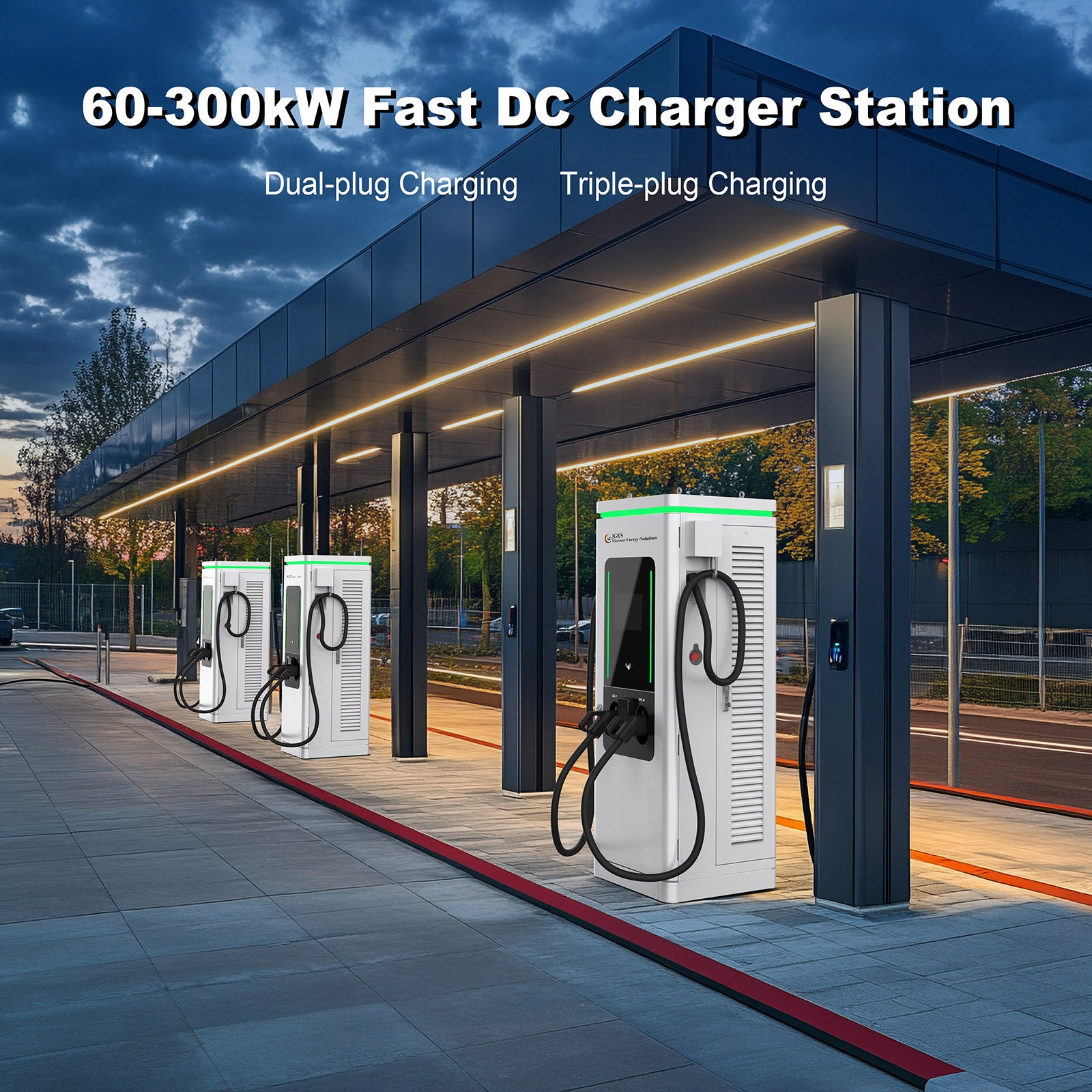 Supercharger 300 KW / DC Ladestation / Schnellladegerät