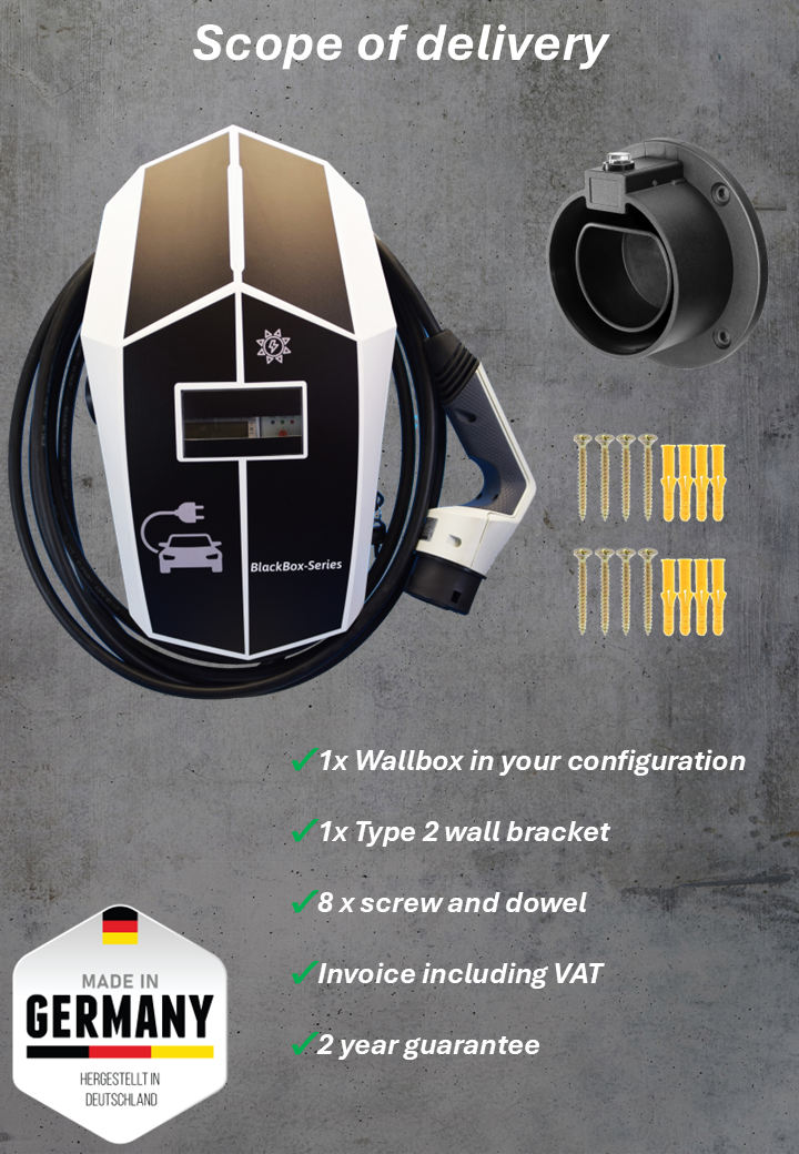Elektroauto Ladegerät / Wallbox 11KW / BLACKBOX-SERIES / PLUG & PLAY